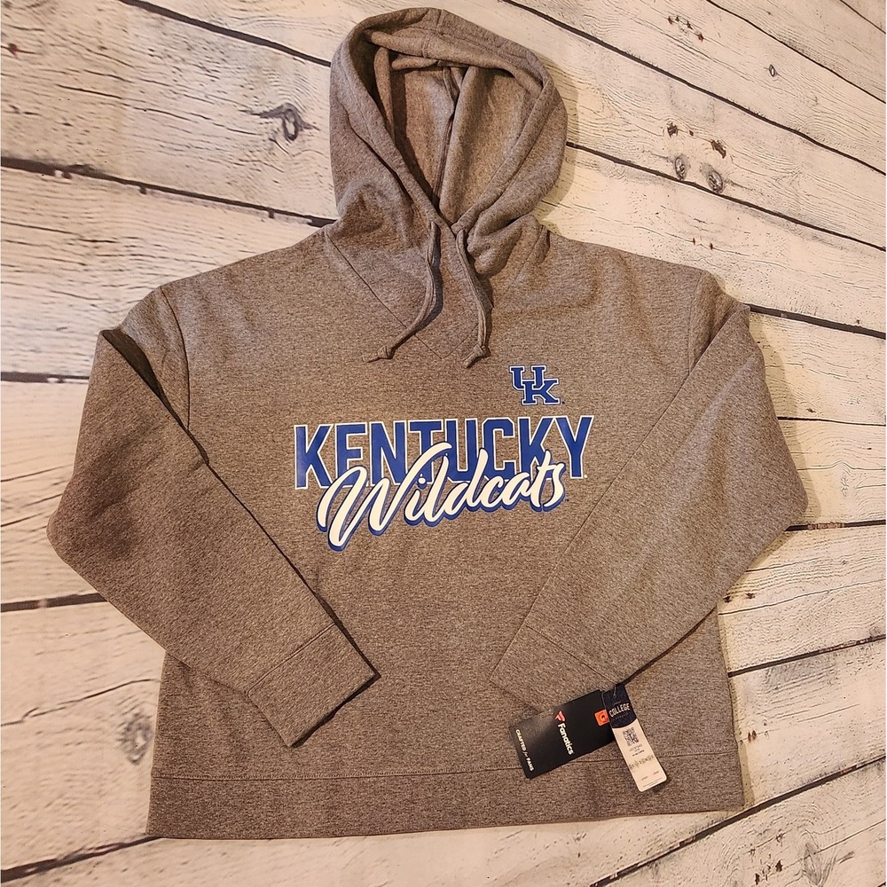 Womens Kentucky Wildcats Pullover‎ Hoodie Sweatshirt *NEW* Fanatics Brand Sz XL